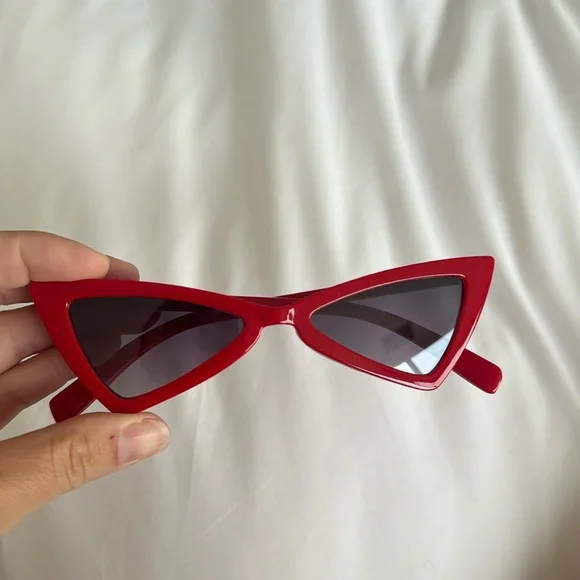 Vintage | Accessories | Fun Vintage Red Sunglasses | Poshmark display picture 3